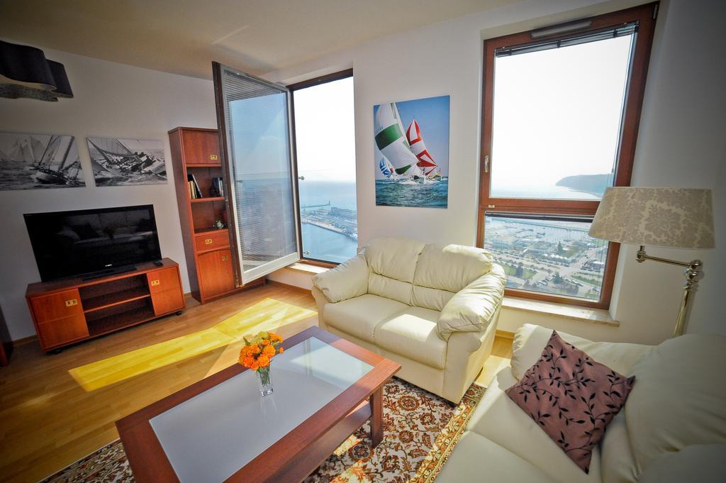 Apartmán Luxury Rockefeller - Sea Towers Gdyně Pokoj fotografie